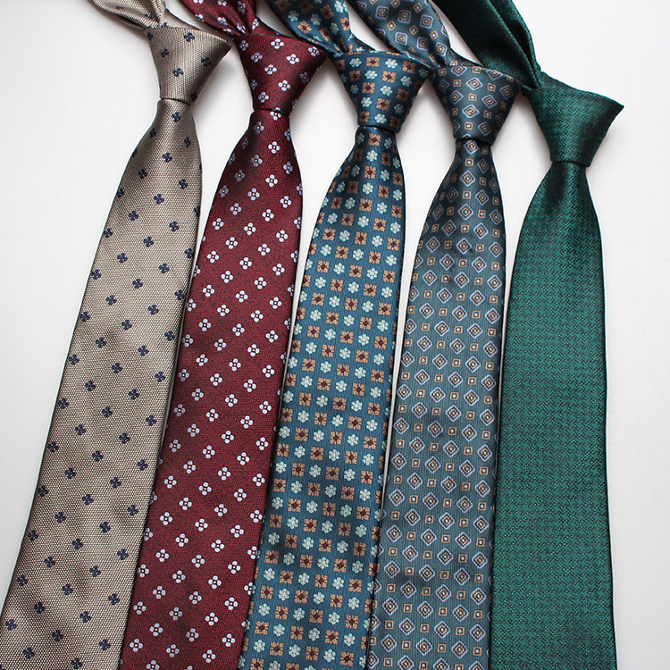 

Neck Ties Linbaiway Men's Jacquard For Man Striped Tie Gravata Skinny Wedding Business Neckties Design Men Polyester