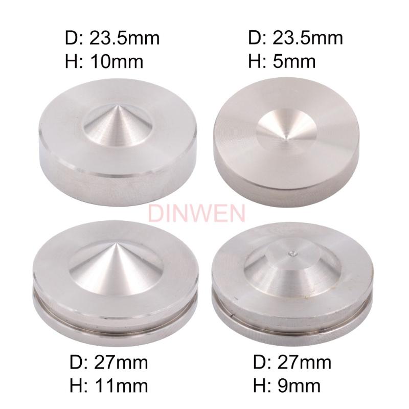 

Machined Stainless Steel Speaker AMP Spike Isolation Stand Vibration Cone Feet Floor Base Pad DISC For HIFI Audio DIY 24mm 27mm