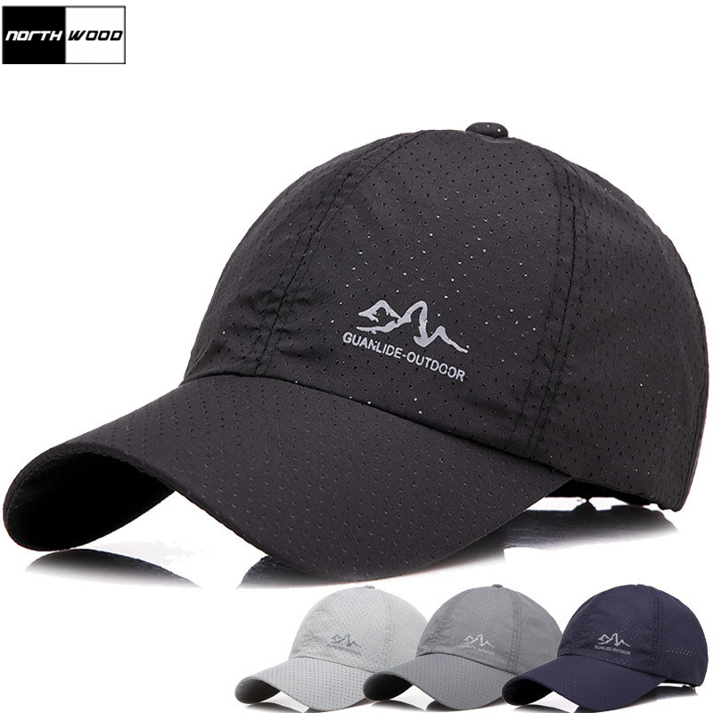

NORTHWOOD] 2020 Fashion Summer Cap Solid Baseball Cap Men Snapback Hats For Women Outdoor Ultra-Thin Dad Hat, Black