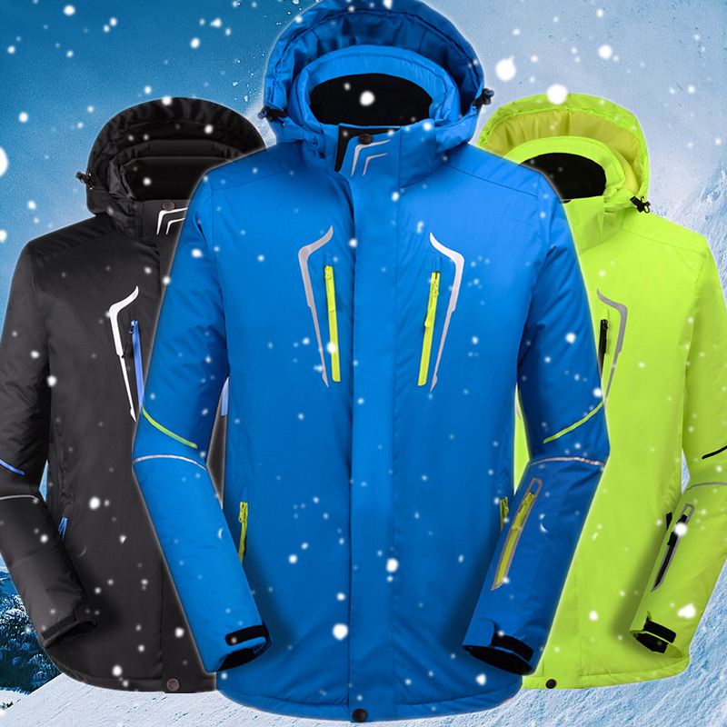 

Ski Jacket Men Winter 2020 Windproof Waterproof Thick Warm Snow Coat Mens Thermal Snowboarding Skiing Jacket Cyf270, Blue