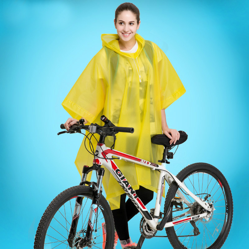 

2020 NEW Safety Raincoat With Hood For Men And Women Outdoor Rainwear Waterproof Poncho Over Knee Length Rain Coat