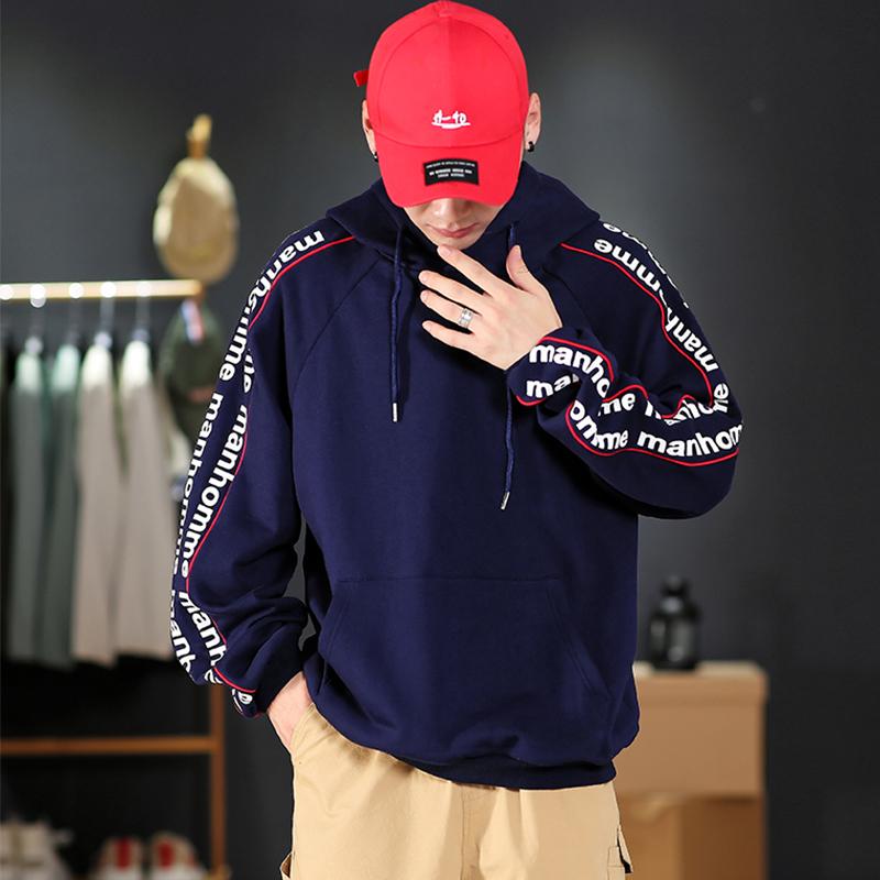 

2020 Casual New Men Korea Clothes Hip HOP Hoodies Sweatshirts Streetwear One Piece Brand Black Grey, Wy26 3