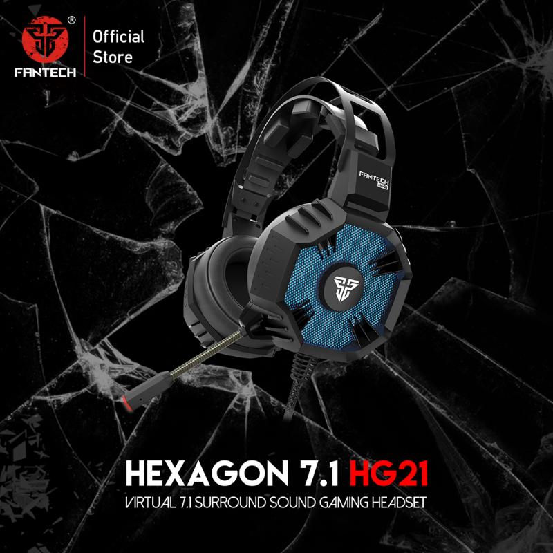 

FANTECH HG21 Gaming Headset 7.1 Surround Sound Wired Headset Wide Sound Field And Earphones With Microphone For NS SWITCH PC