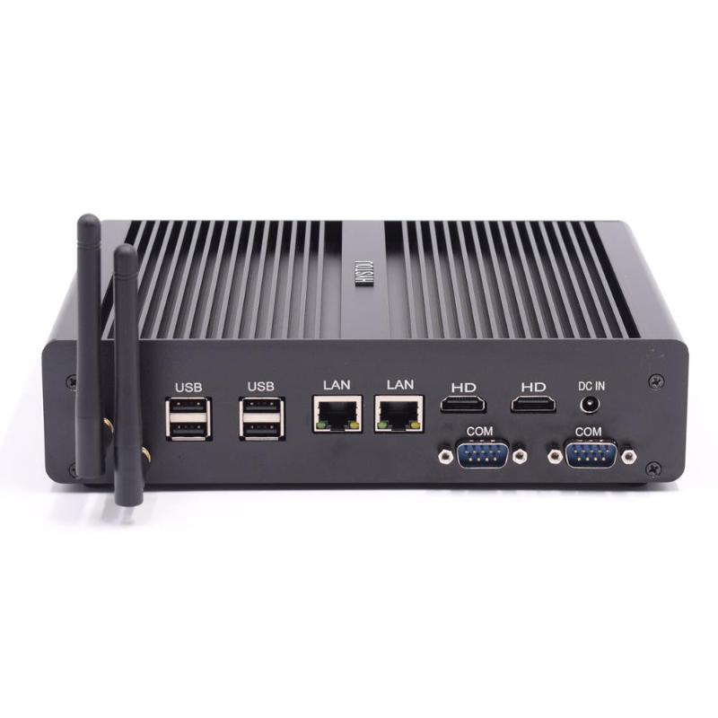 

Hystou newest gamer Mini PC Intel Core 5500U 2 COM port SD card slot HD Graphics 5500 Desktop gaming Home TV box computer