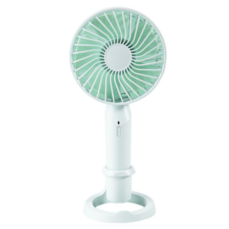 

Q19 Handheld Usb Charging Mobile Phone Bracket Fan Student Desktop Fan Silent Summer Portable Small