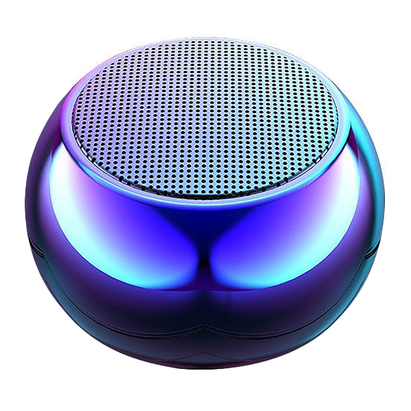 

300Mah Mini Metal Bluetooth Small Speaker Card o Portable Outdoor Subwoofer Speaker(Bule