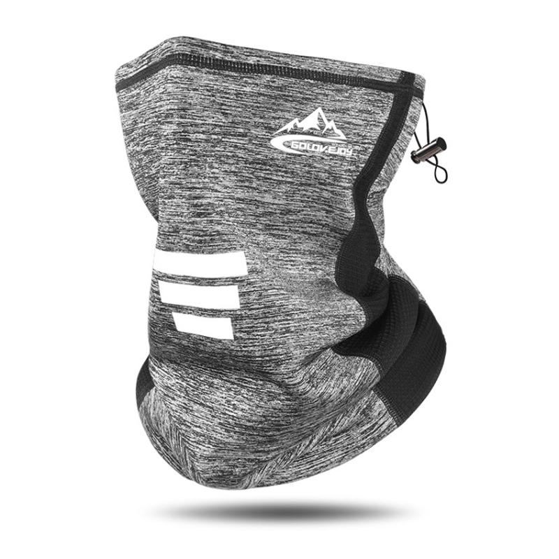 

New Winter Cycling Bandana Outdoor Windproof Thick Warm Men's Scarves Headgear Elasticity Adjustable Face Scarf Night Reflective