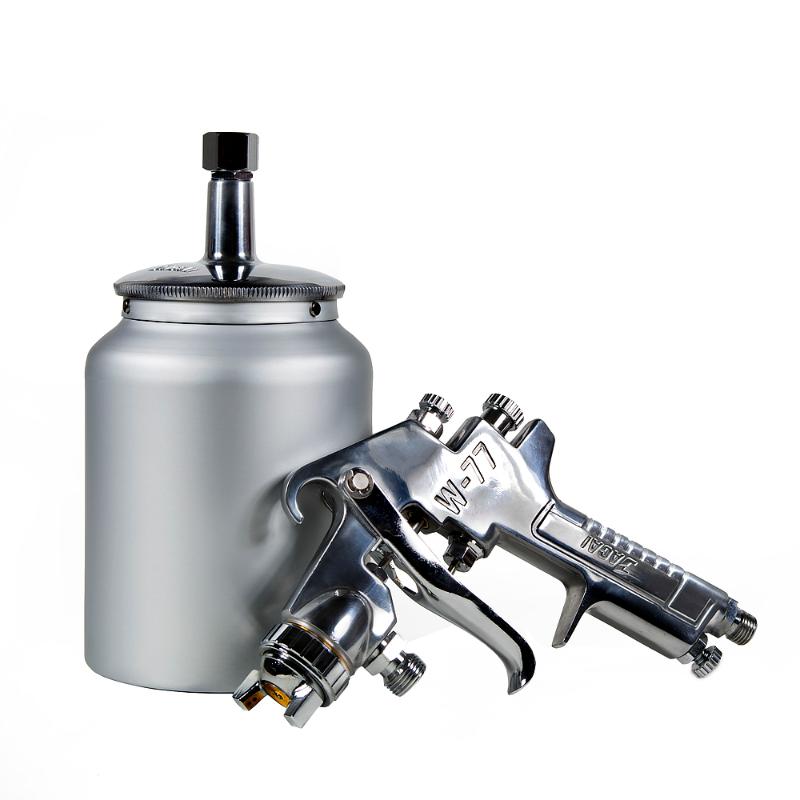 

JIACAI W-77 Paint Spray Gun 1.2mm 1.5mm 2.0mm 2.5 mm Nozzle Paint Car, Furniture With Cup Siphon type
