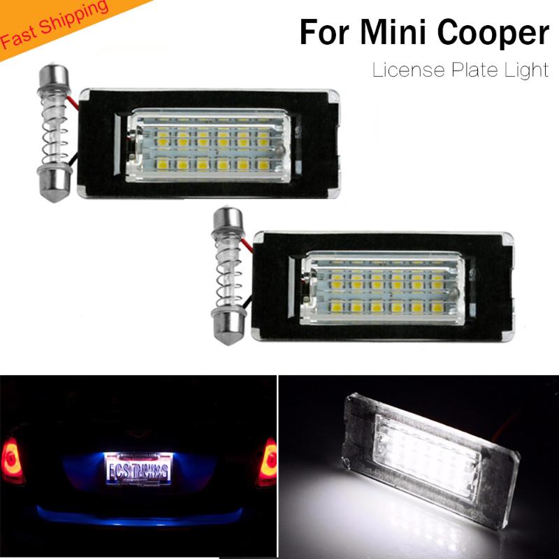

LED Car Number License Plate Light Signal Lamp for MINI Cooper R56 R57 R58 R59 led Light Plate car tail lighting 2020 new