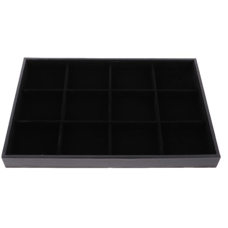 

Velvet Necklace Earrings Jewelry Tray/Display Organizer/Pad /Showcase/Case, Portable Jewelry Box for Retail Shop