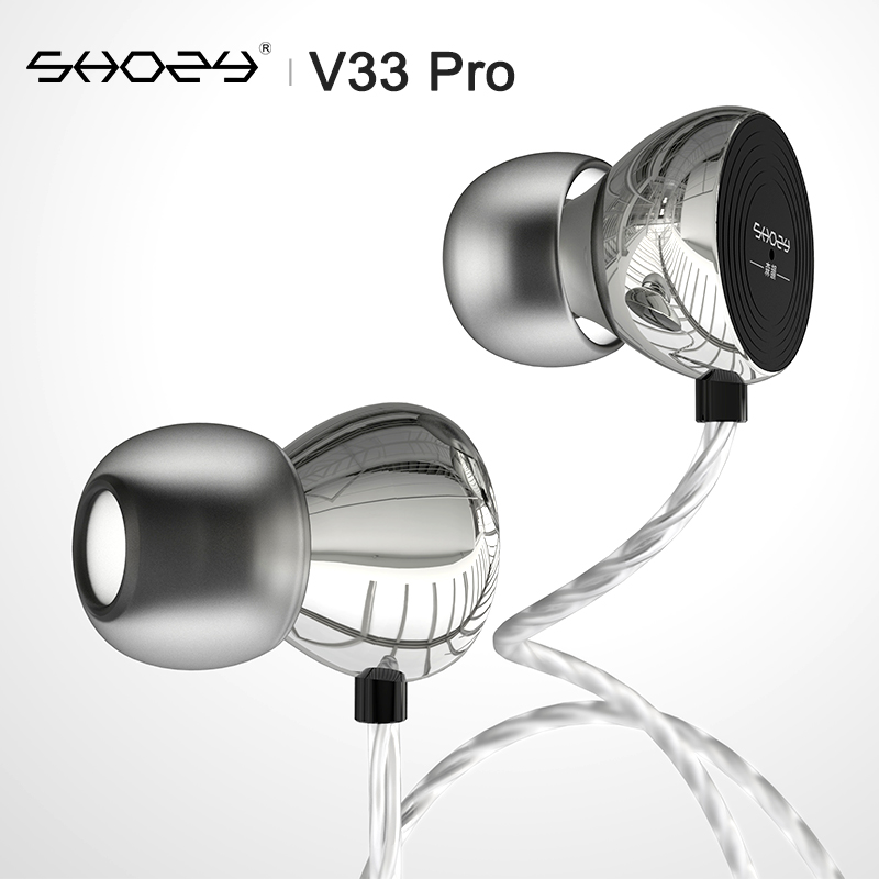 

SHOZY V33 V33 Pro 1/3 LP Series Graphene Dynamic Driver HiFi Audio In-ear Earphone IEM Stereo