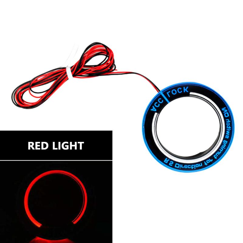 

Dewtreetali Car ignition key ring led light decoration sticker for for auto accessories Ford Focus 2 Focus 3 Kuga Mondeo