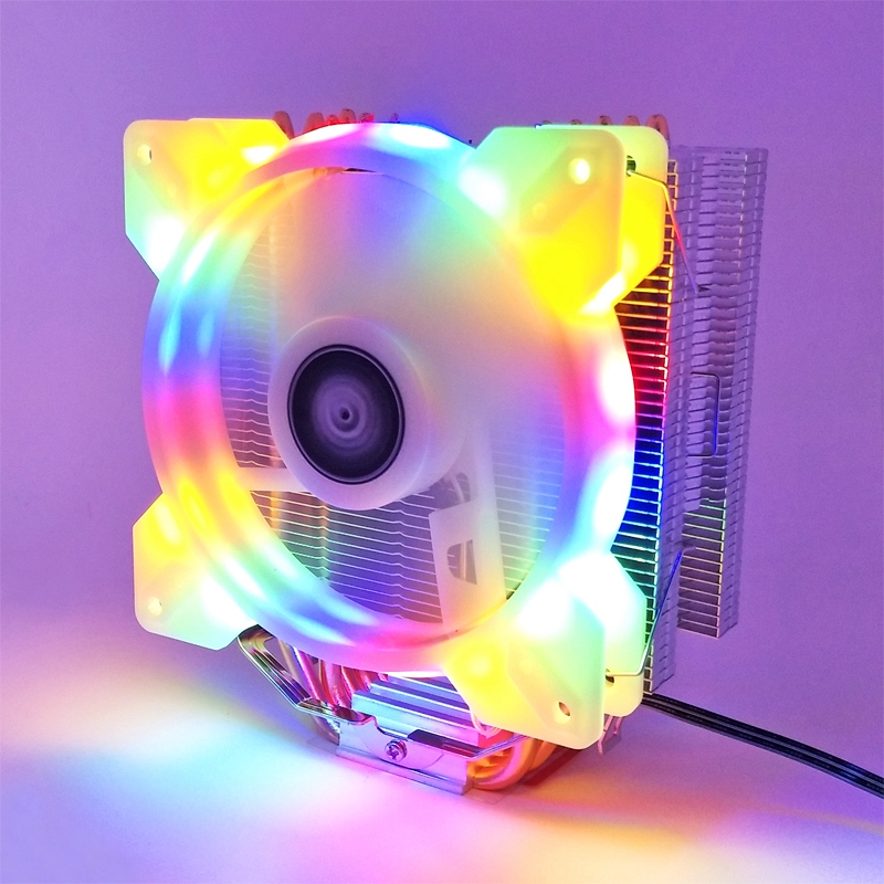 

SNOWMAN Full Color LED CPU Fan Cooler Master 4 Direct Contact Heatpipes Freeze Tower Cooling System CPU Cooling Fan