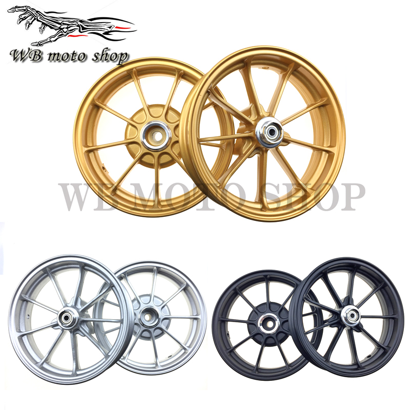 

motorcycle modified wheel Disc brake for DIO AF18 AF27 AF28 Z4 ZX AF34 AF35 10-inch Aluminum Alloy front back Wheels Rim The new