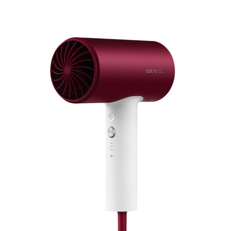 

Anion Hair Dryer Aluminum Alloy Body Air Outlet Anti-Hot Innovative Diversion Design Dryer Home Travel Hair Styling Tool
