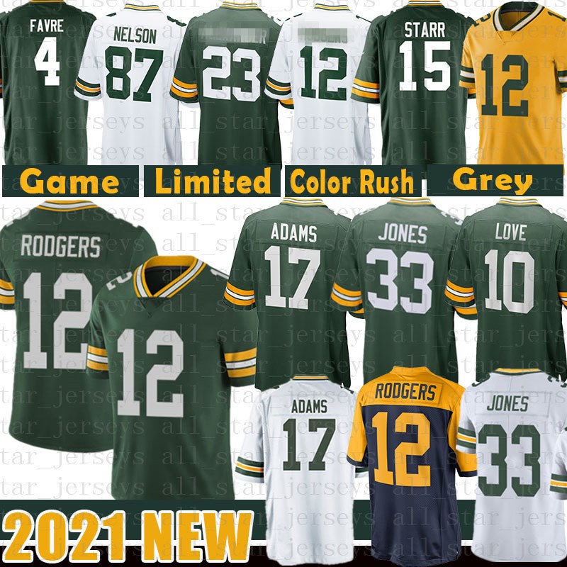 aaron rodgers jersey for sale