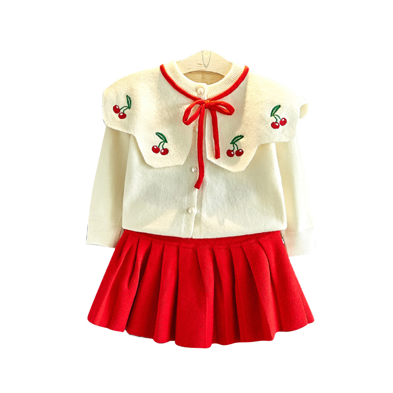 

2020 New Fashion Christmas Girl Dress Long Sleeve Dresses For Girls Wedding Dress Fashion Halloween Girl Clothes Suit 2-5-8 Y, White