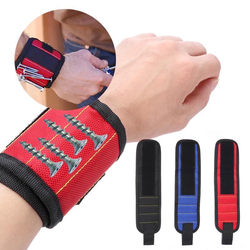 

2020 Magnetic Storage Wristband Toolkit Belt Screw Scissor Holder Tool Quality Auto Repair Carpenter Electrician Belt