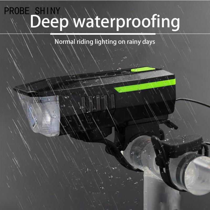 

PROBE SHINY High Quality Waterproof Led Lamp Bike Bicycle Front Head Light Or Rear Safety Set Waterproof A717
