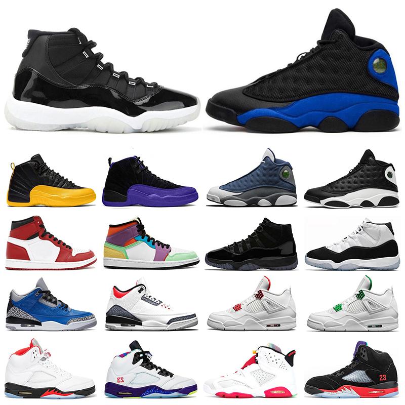 

Jumpman Mens Basketball Shoes 13s Hyper Royal 12s 11s 25th Anniversary Dark Concord 1s light smoke grey Sport Sneakers Shoes 7-13, Bulls