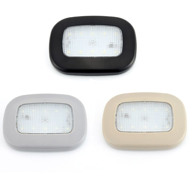 

Rechargeable LED Magnetic Car Dome Reading Lights Ceiling Interior Trunk Roof Lamp Bulb Multipurpose Automobile Inner Light, As pic