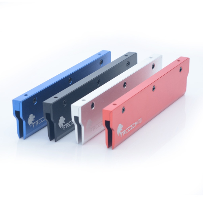 

2Pcs MEO-PM0AB Computer Water Cooling Memory Heatsink Cooler Shell Memory Vest Wide Narrow Version Frosted Surface Heat Sink