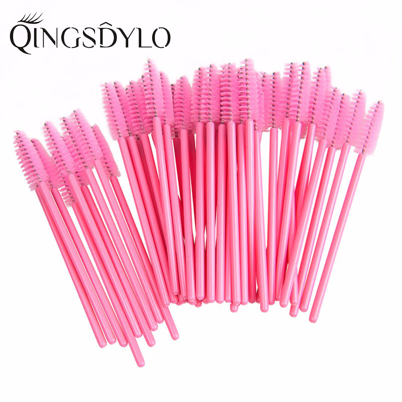 

50Pcs/Pack Disposable Eyebrow Brush Eyelash Extension Eyelashes Brush Mascara Wand Applicator Cosmetic Brushes Set Makeup Tools