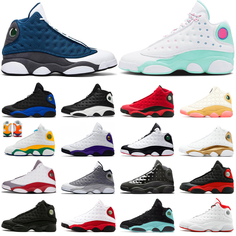 

2020 13s Flint Jumpman Basketball Shoes 13 Aurora Green Hyper Royal what is love Chicago Lakers Rivals Bred Mens Trainers Outdoor Sneakers, Black cat