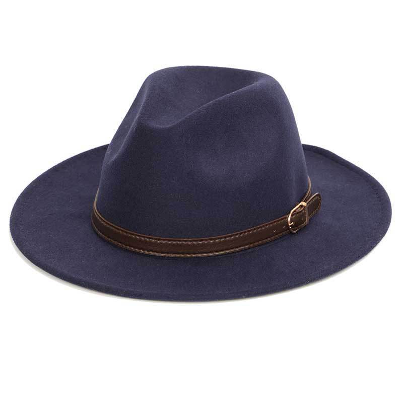 

New Women Men Wool Fedora Hat With Leather Ribbon Gentleman Elegant Lady Winter Autumn Wide Brim Jazz Panama Sombrero Cap