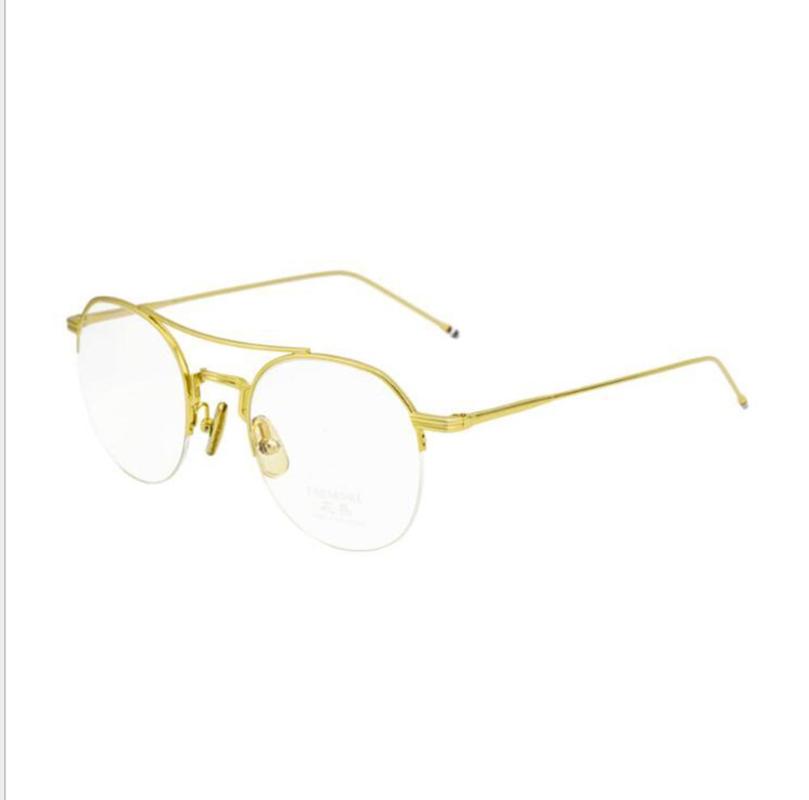 

woman Anti-blue light glasses Half-rim Combination Eyeglasses Frame For Men