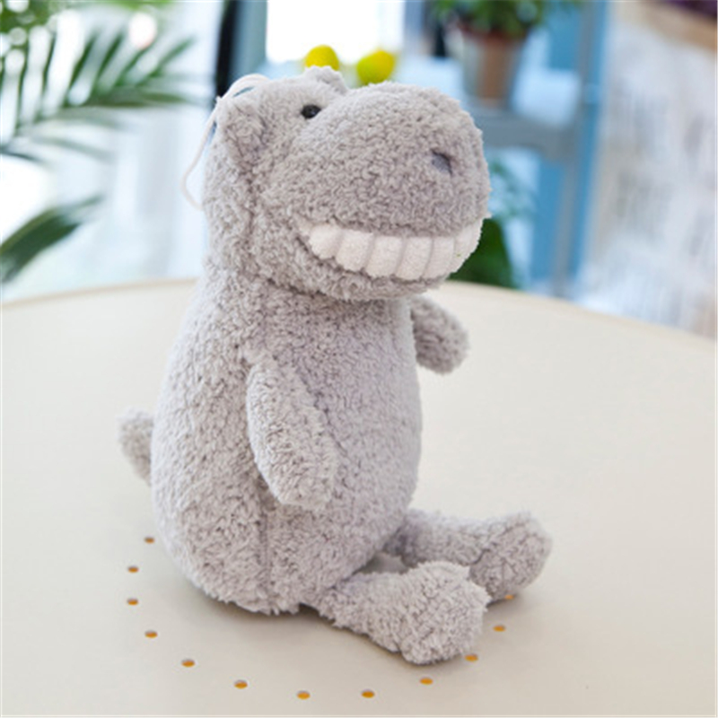 

25 cm unicorn Smile With Big Bamboo Charcoal Teeth Rabbit Smile tooth plush toy Dog monkey pig Dinosaur Toy Animal Toy WW