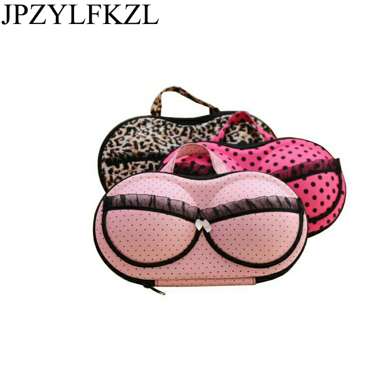 

JPZYLFKZL Fashion Unique Design Women Travel Necessory Bra Organizer Bags Portable Multcolors Travel Suitcase Space Saver Bag