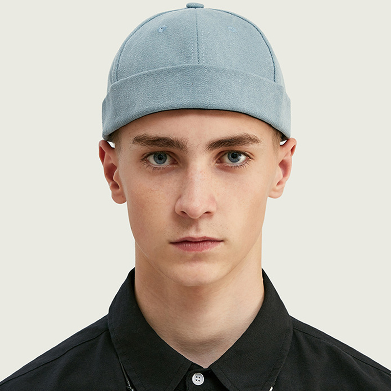 

Men Womens Hat Autumn and Summer Couples Melon Caps ,Dome Short Brim Personality Caps (Color : 4, Size