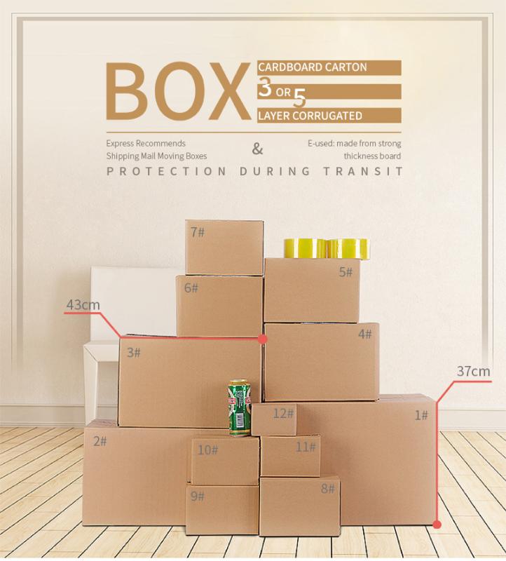 

Cardboard boxes Carton 3-5 Layer Corrugated Box Kraft Paper Box Mailers Gift Packaging Boxes moving Express the carton