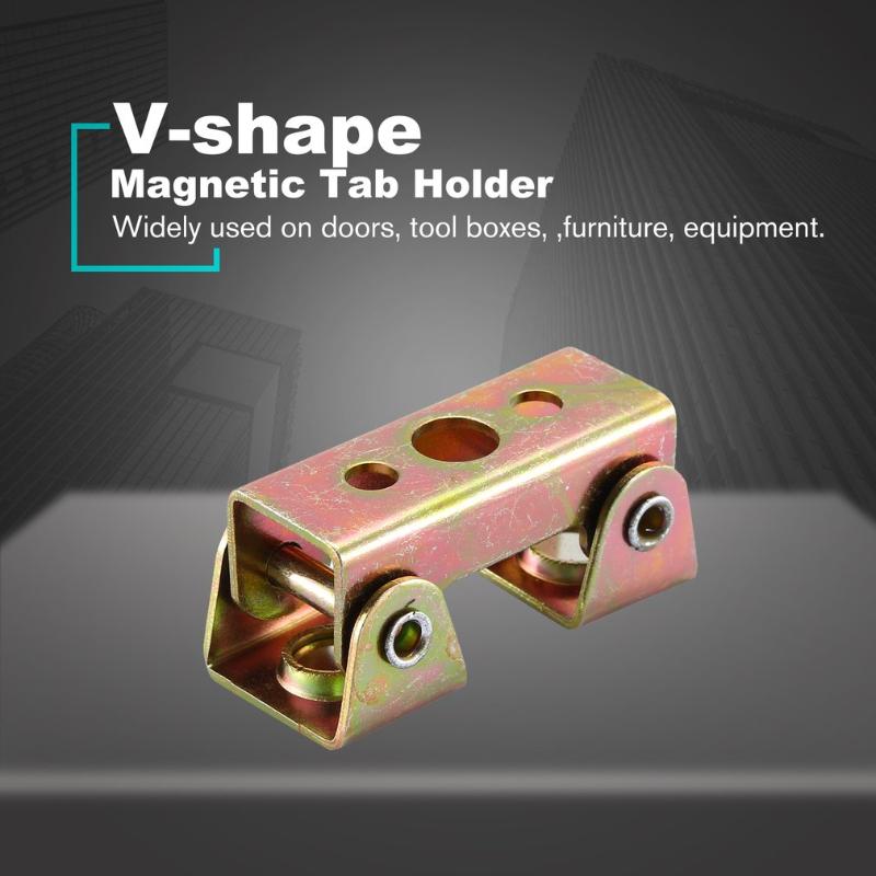 

Magnetic Tab Holder V-Shape Magnetic Welding Clamps Holder Suspender Fixture Adjustable Tab Clip Sale