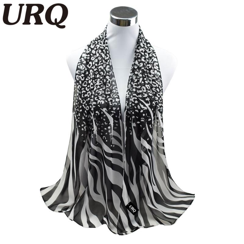 

Long Chiffon Silk scarves 1PC 50*160cm Sexy Design Leopard Zebra Line Print Woman Lady scarves Muffler P5A16274