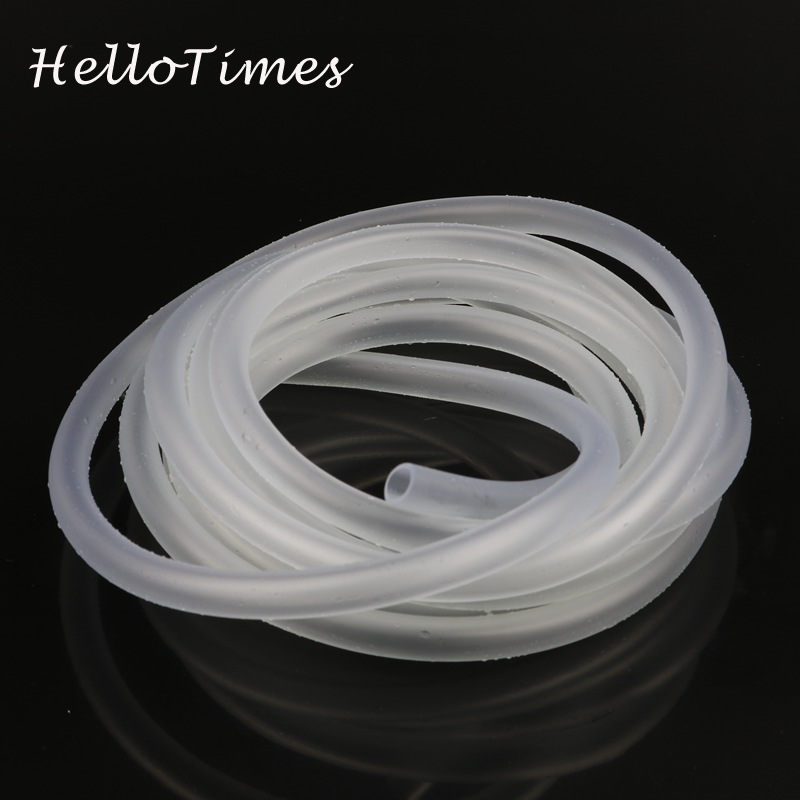 

5 Meters 4x6 mm Soft Hose Garden irrigation Hose Plumbing Rubber Tuber for Air pump Line Aquarium Air pipe Oxygen Tuber, Translucent