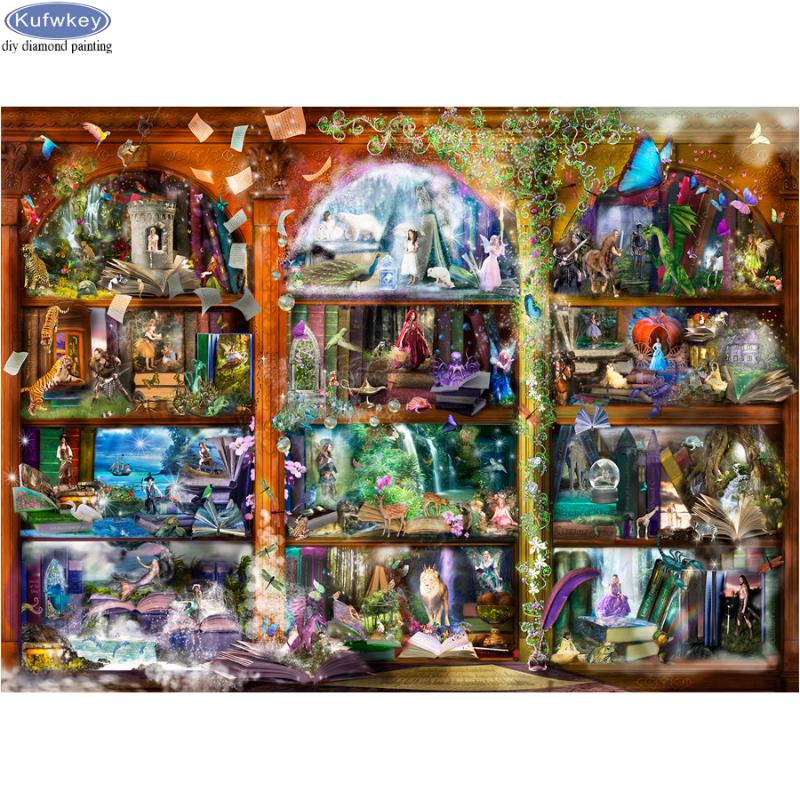 

5D Diamond Painting fairytale landscape Diamond Embroidery sale full square round drill DIY pictures mosaic decor