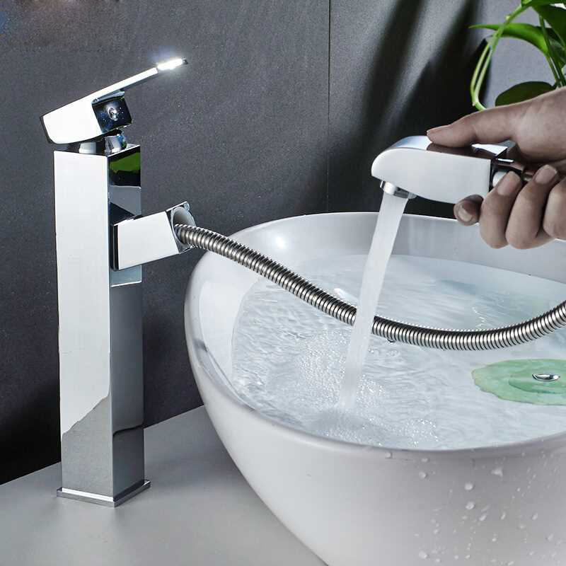 

Basin Faucet Water Mixer Tap Stainless Steel Basin Sink Faucet Bathroom Single Hole Waterfall Toilet Tap