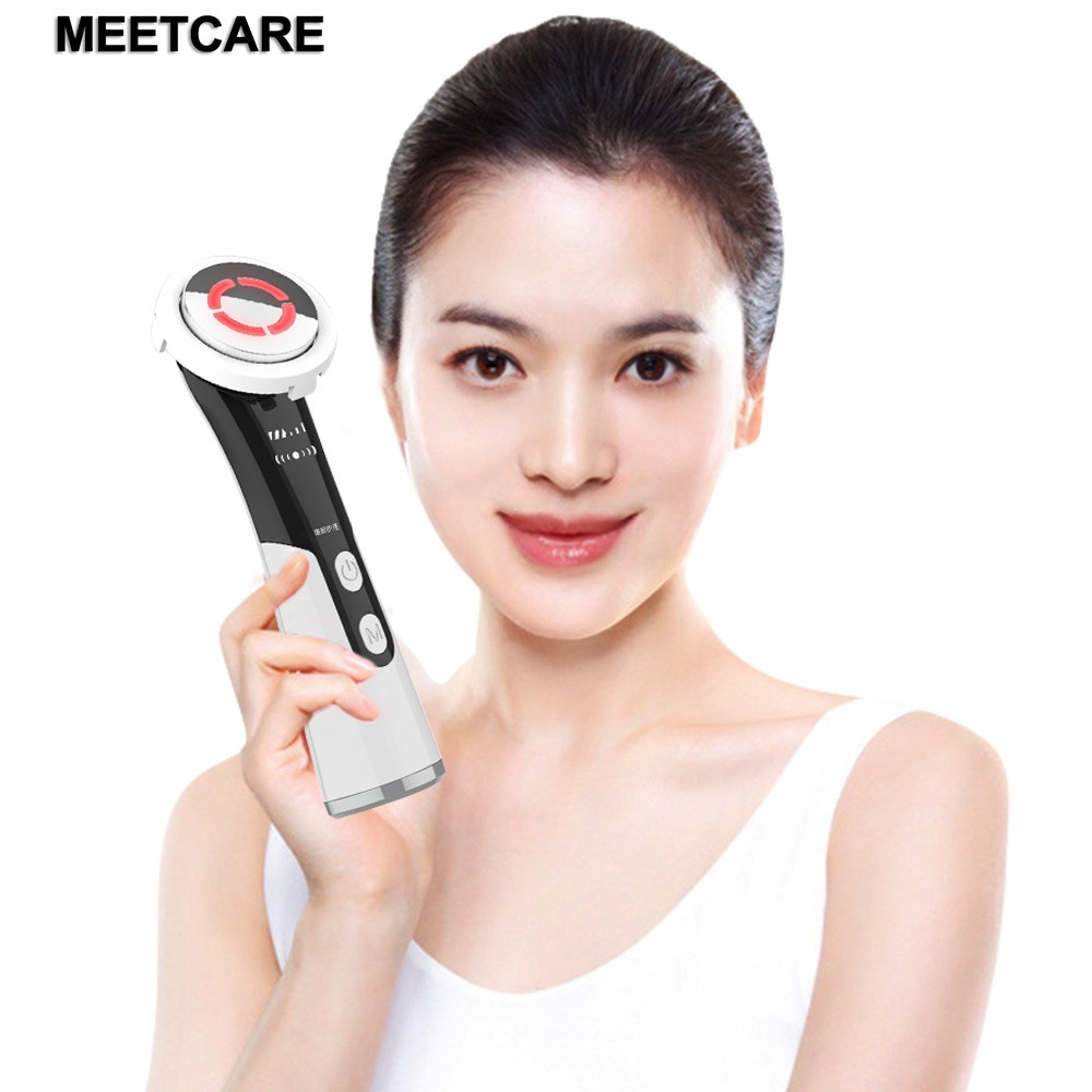 4 in 1 LED Photon Rejuvenation Massage Machine Face Lift Skin Tighten Device Wrinkle Removal Radio Frequency Facial Massager-image-586725513