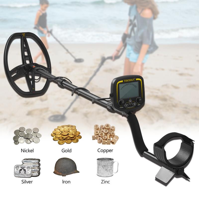 

TX850 3.7-inch LCD Metal Detector Underground Metal Finder Treasure Gold Nugget Seeking Device with Backpack and headset