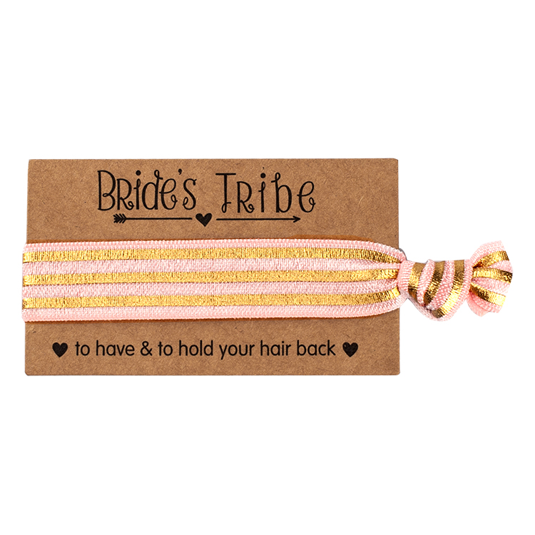 

Rose Gold Team Bride Wedding Gift Tribe Hair Tie For Best Friend