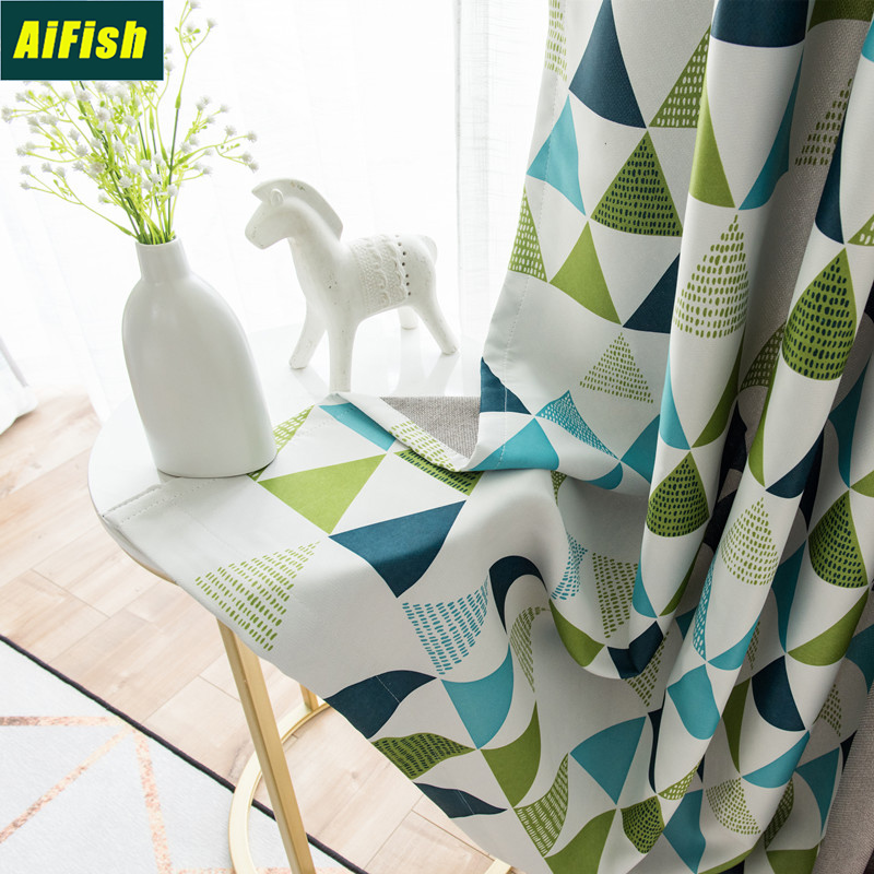 

Modern Minimalist Living Room Curtain Kitchen Bedroom Window Children's Room Blackout Tulle Curtain Custom Cortinas WP211-4, Color 1 tulle