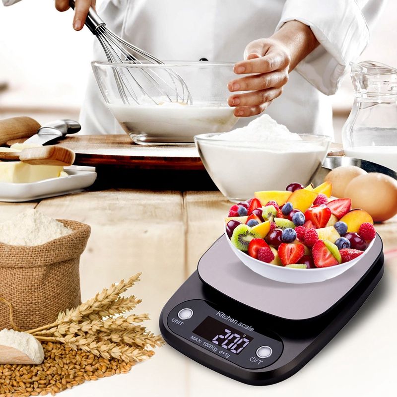 

Scales Baking Weight Digital LCD Electronic Weighing Scale 10kg(gray