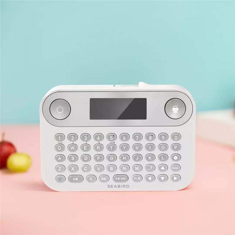 

SEABIRD Pocket Mini Portable Bluetooth label Printer Thermal Label Printer Fast Printing Home Use Office Sticker