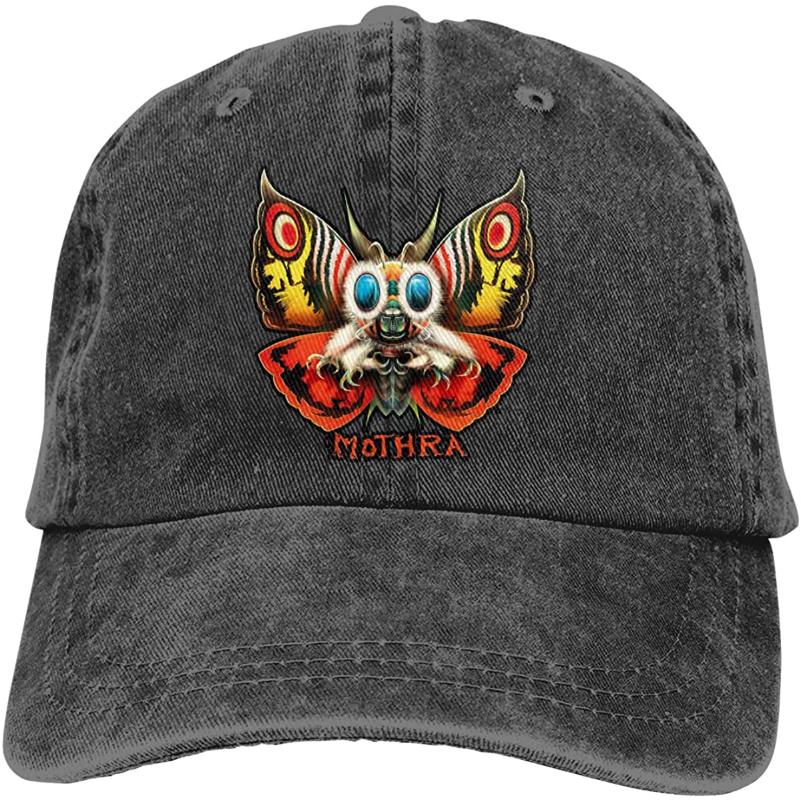 

Kaiju Giant Moth Ra Unisex Soft Casquette Cap Vintage Adjustable Baseball Caps, Gray