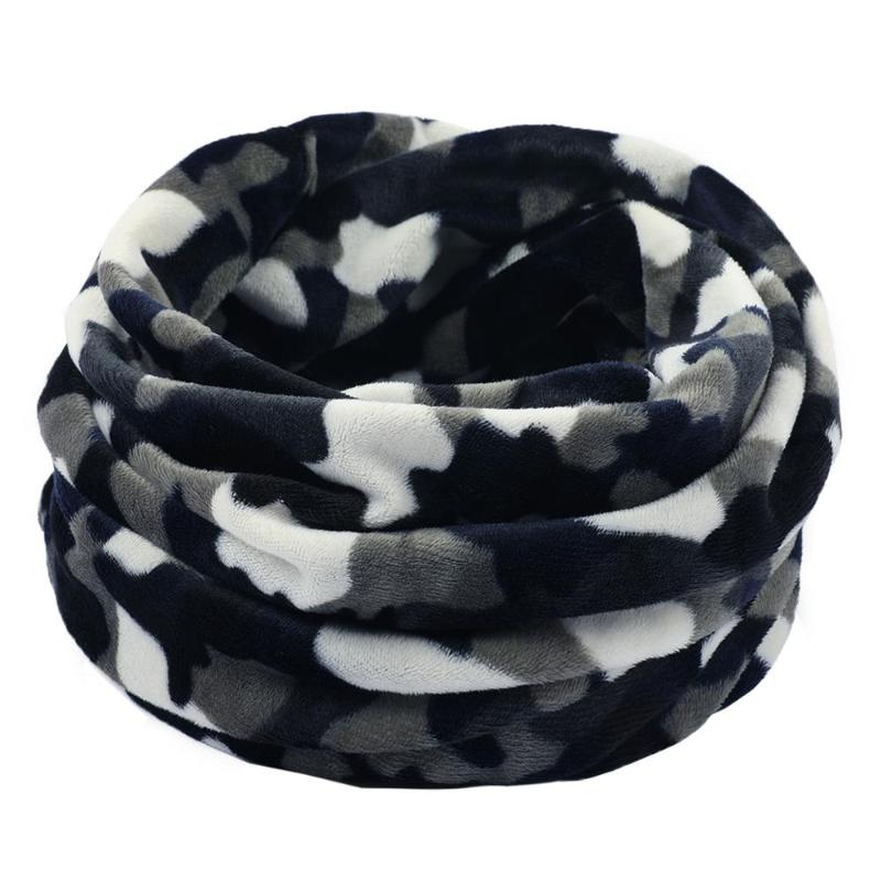

New Winter Women Men Warm Knitted Scarves Plus Velvet Elastic Knit Mufflers Boys Girls Collar Children O Ring Scarf Neck Warmer