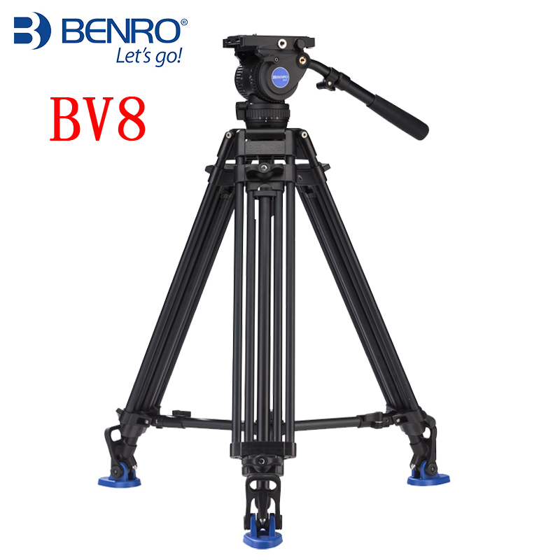 

Benro BV6/BV4/BV8/BV10 Series Camera Tripod Adjustable Damping Hydraulic PTZ Photography Professional Tripod