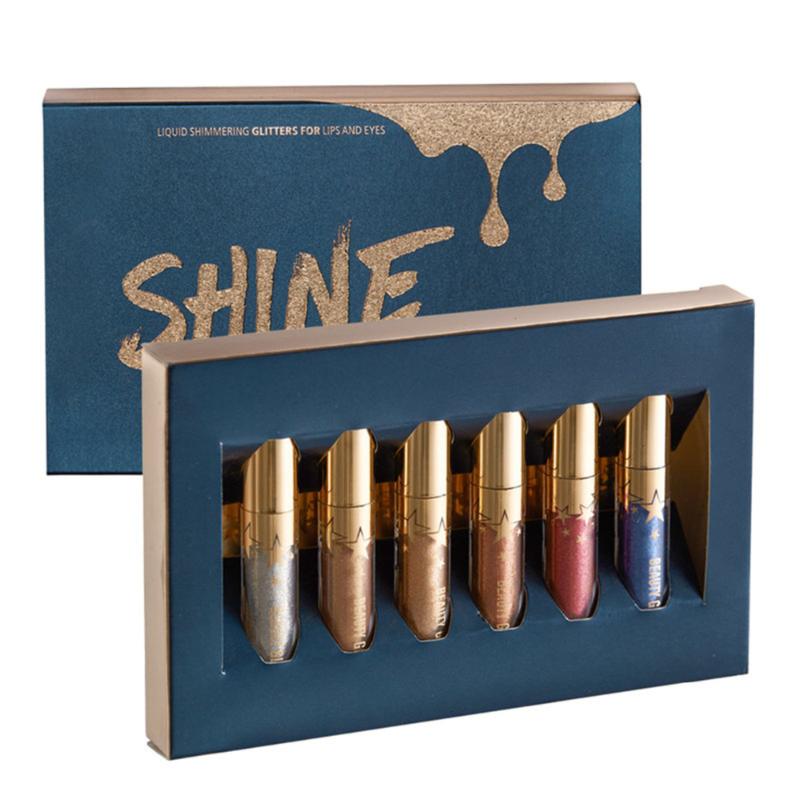 

Beauty Glazed 6 pcs colors Birthday Edition Matte limited edition jeffrey makeup matte Lipstick lipgloss lip gloss lip kit, 1set