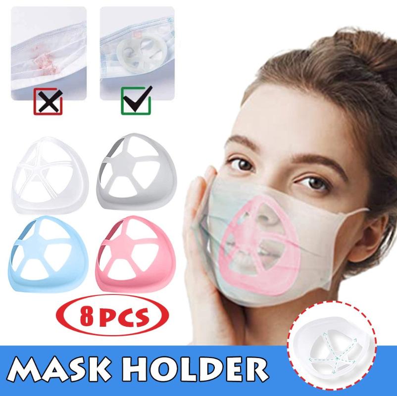 

8PC support 3d pour masque for adults,kids To Help Breathe Smoothly breathing bracket Silicone support masque 3d Mask Holder 40%